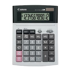 Canon WS1210HIIII Calculator 12 Digit,Dual Pwr,Adj Display_2